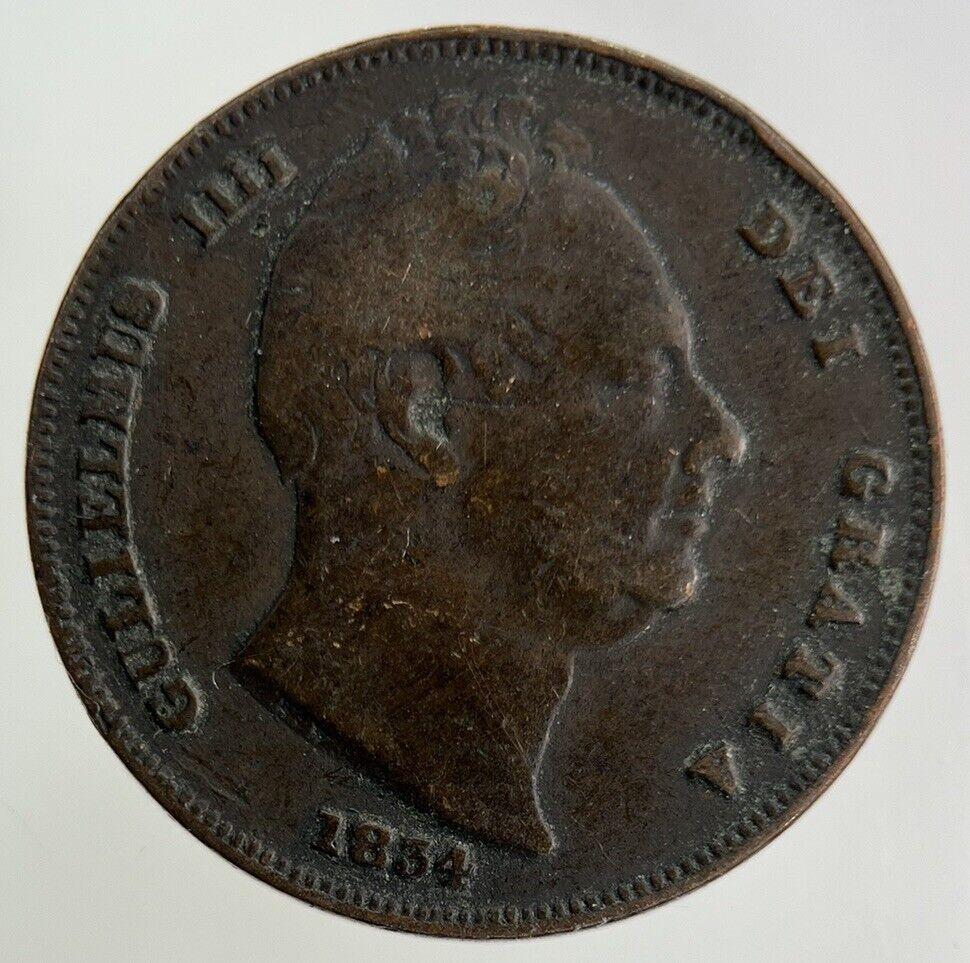 1834 William IV Farthing Coin | Fine Collectable Grade