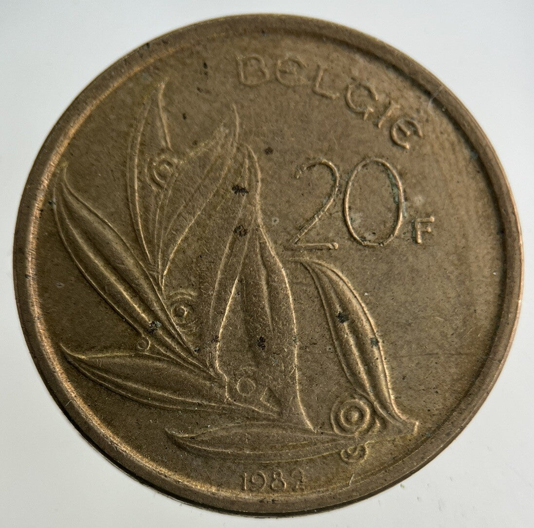 1982 Belgium 20 Francs Coin | Fine Collectable Grade