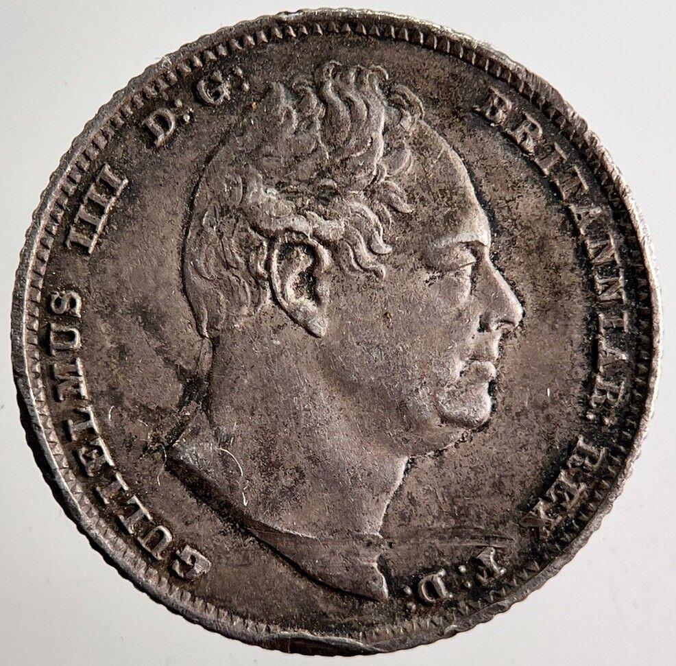 1834 William IV Sixpence Silver Coin | Very High Grade