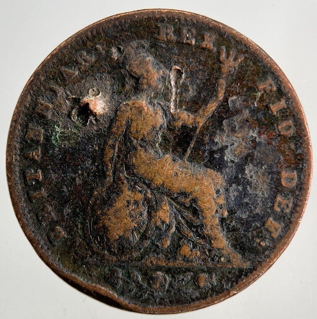 1835 William IV Farthing Coin | Fair Grade