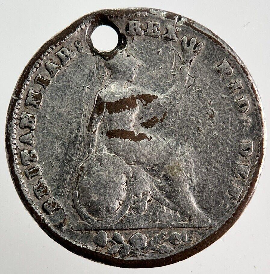 1835 Painted William IIII Farthing Coin | Collectable Grade