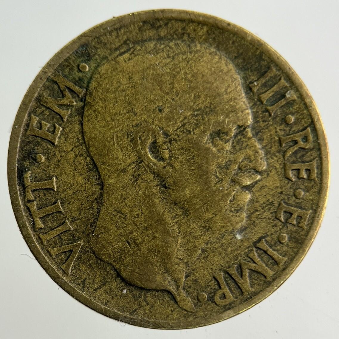 1939 Italy 5 Centesimi Coin | Fine Collectable Grade