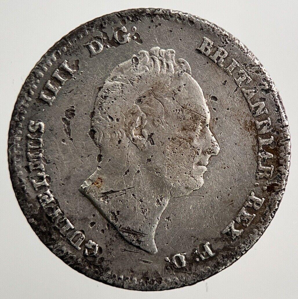 1836 William IV Groat Four-Pence Silver Coin | Collectable Grade | a2697