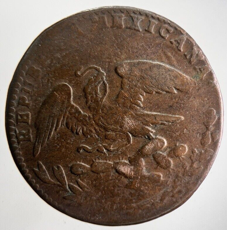 1836 Mexico 1/4 Quarter Real Coin | Collectable Grade | a4669