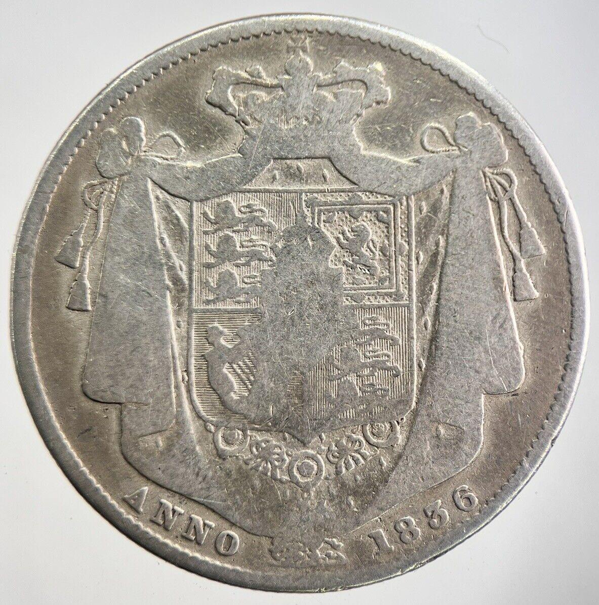 1836 William IV Half Crown Silver Coin | Collectable Grade | a7722