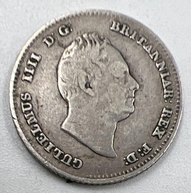 1836 William IV Four-Pence | British Silver Coin | Fine Collectable Grade | a924