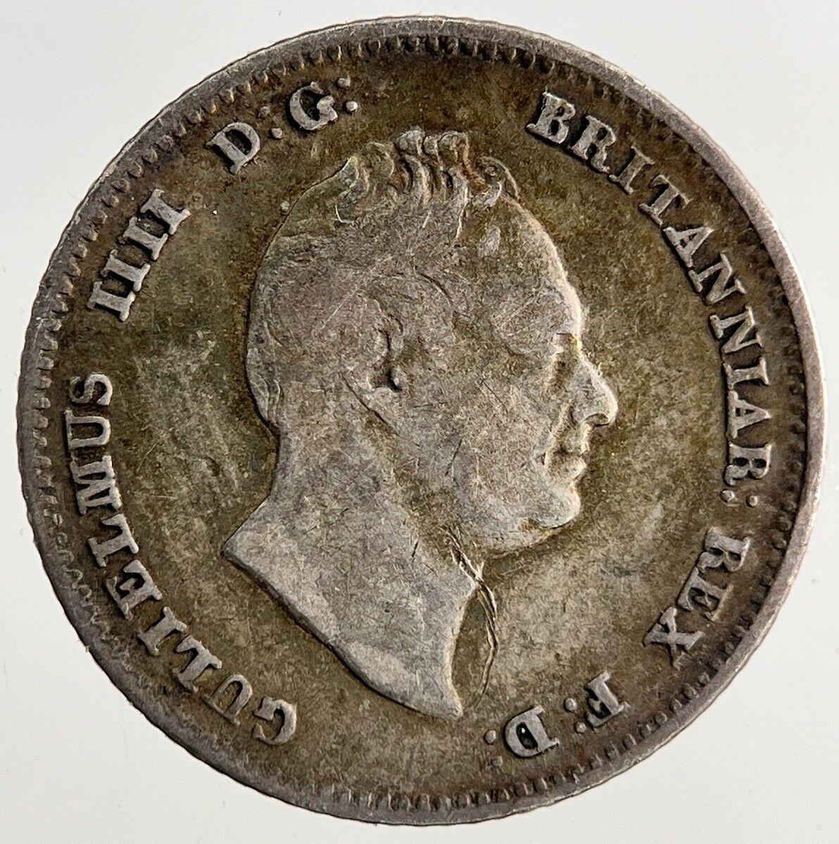 1836 William IV Groat Four-Pence Silver Coin | Fine Collectable Grade