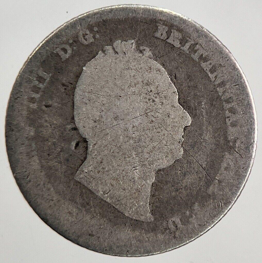 1836 William IV Groat Four-Pence Silver Coin | Collectable Grade | a5536