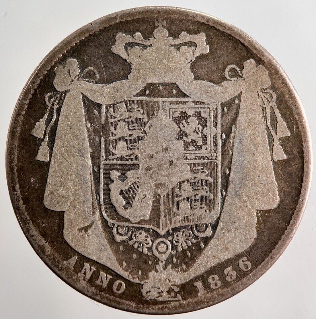 1836 William IV Half-Crown Silver Coin | Collectable Grade