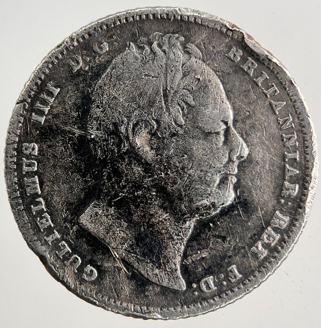 1837 William IV Sixpence Silver Coin | Collectable Grade