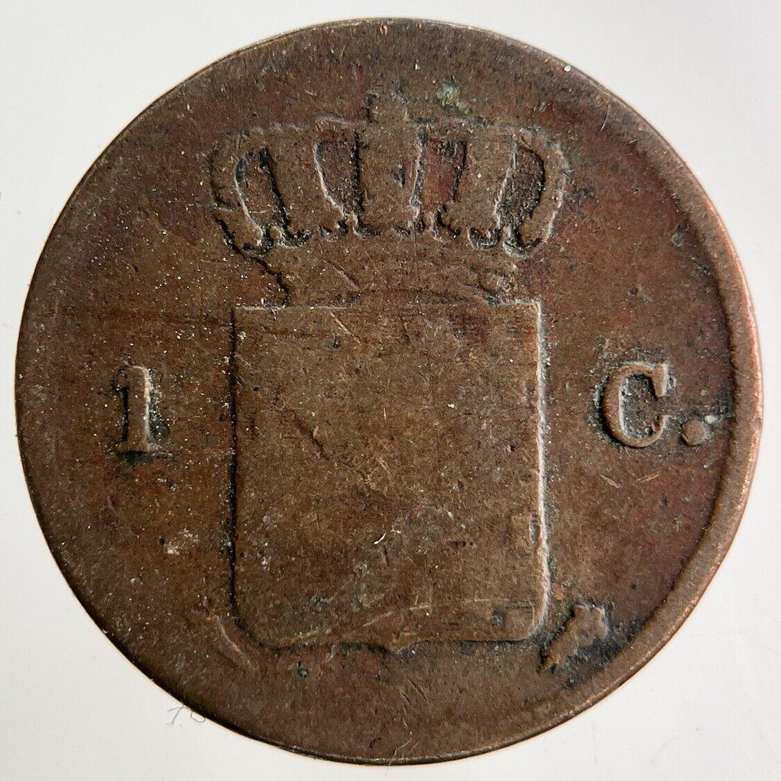 1837 Netherlands 1 Cent Coin | Collectable Grade