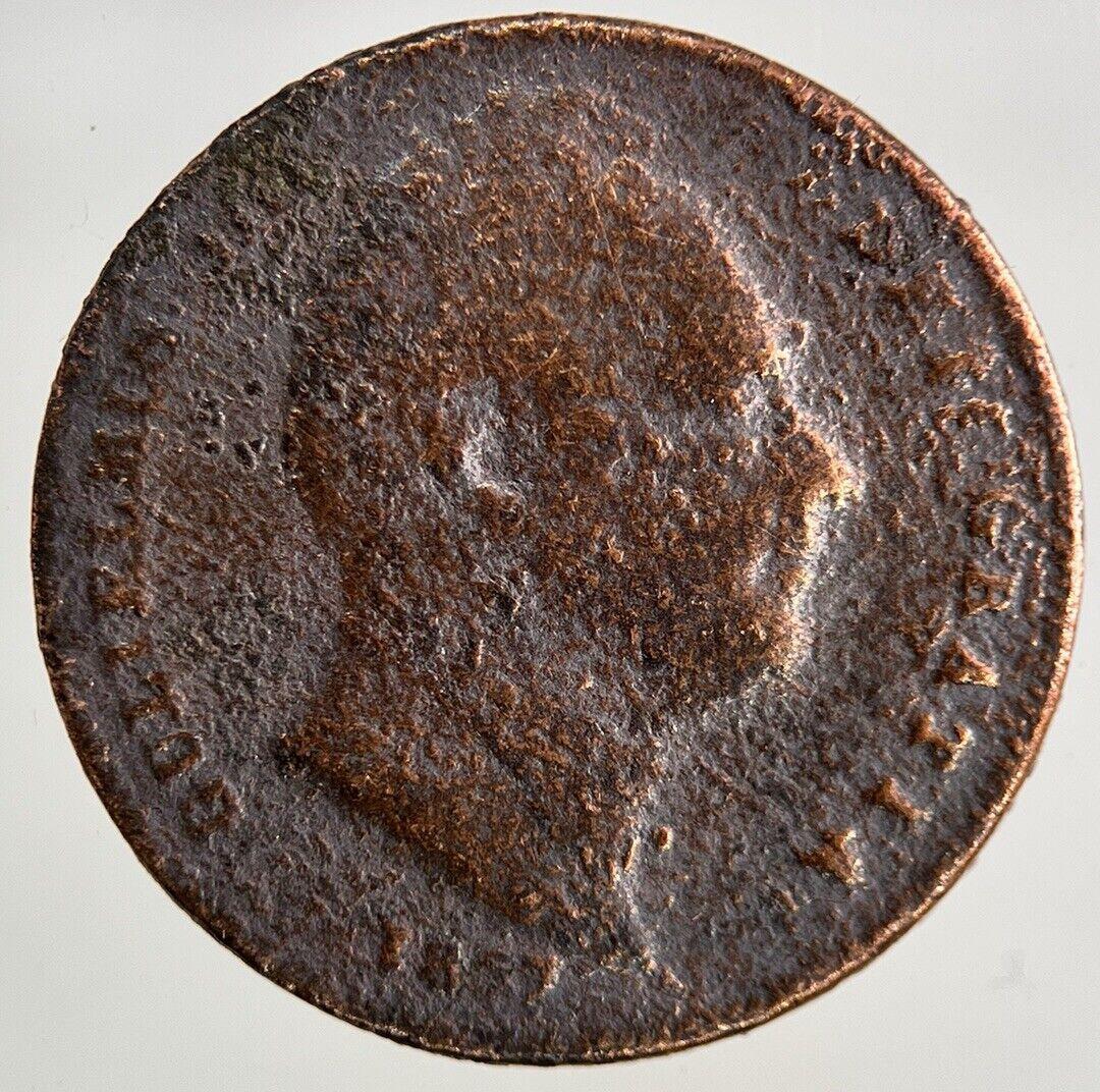 1837 William IV Farthing Coin | Fair Grade