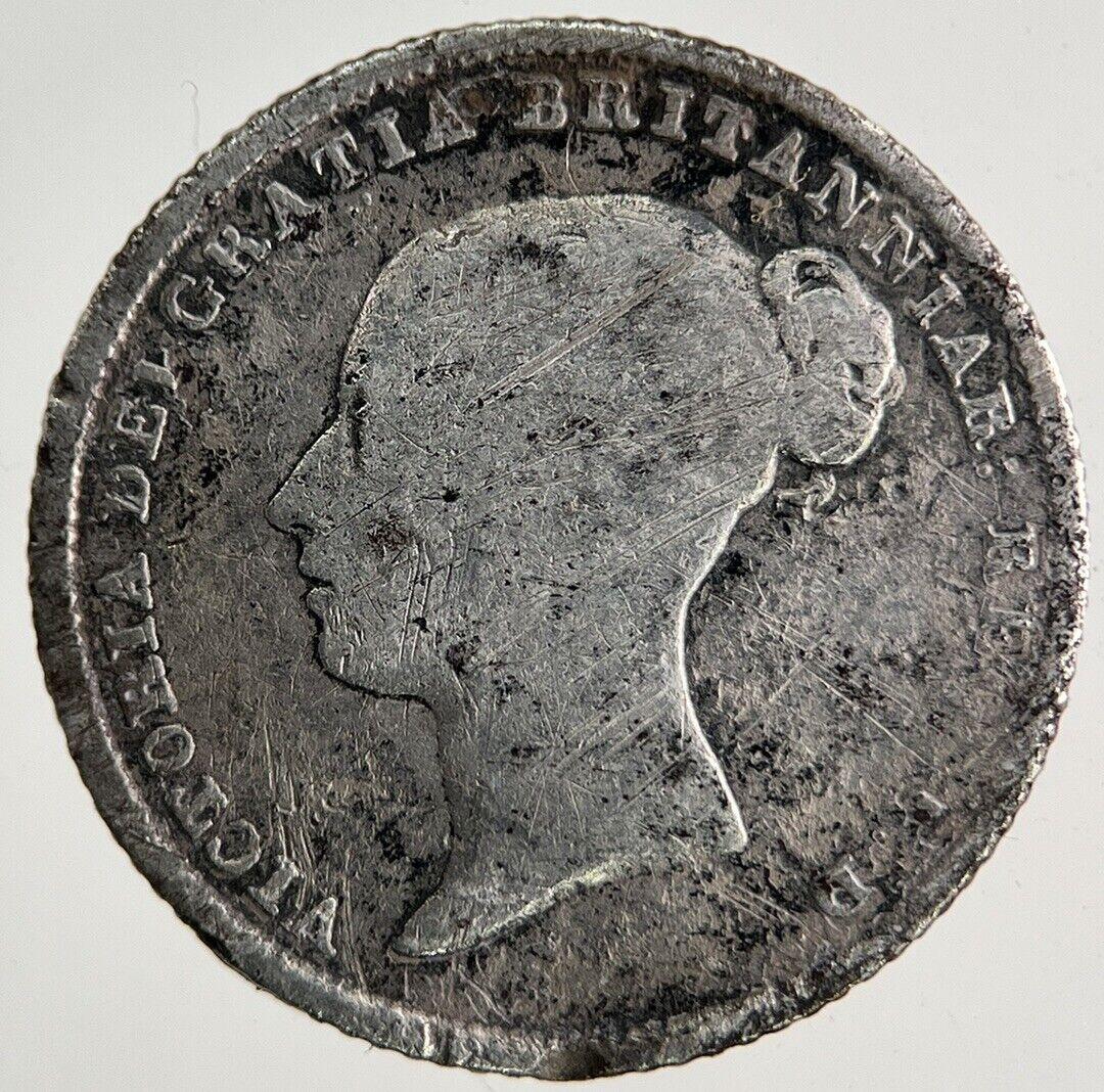 1838 Victoria Sixpence Silver Coin | Collectable Grade