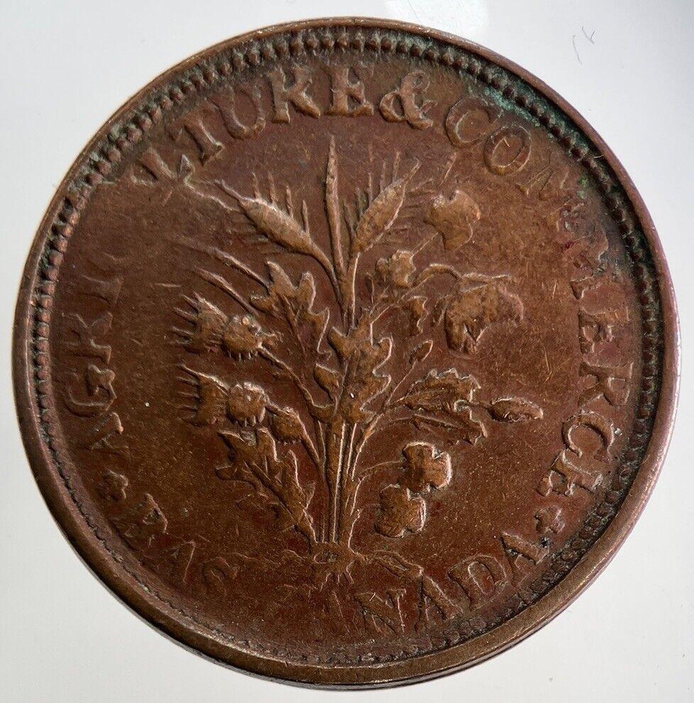 1838 Canada Un Sou Token Coin | Collectable Grade