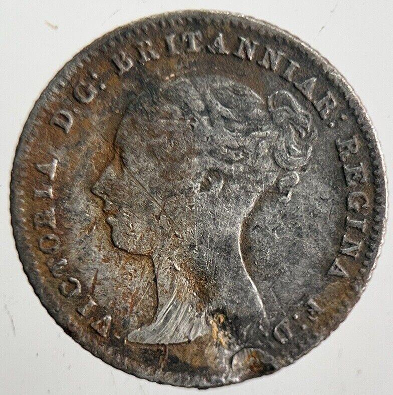 1839 Victoria Four-Pence Groat Silver Coin | Collectable Grade | a4678
