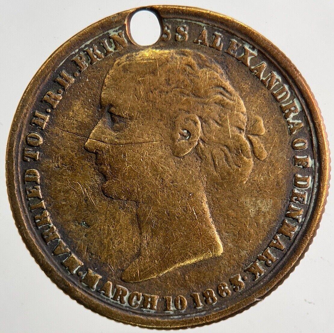 1841 Edward Prince Of Wales Coin Token Medal | Fine Collectable Grade | a6562