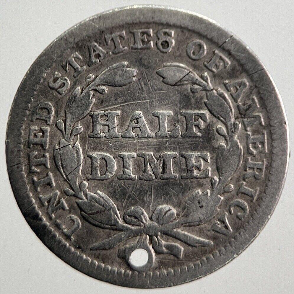 1841 US USA Liberty Seated Half Dime Silver Coin | Collectable Grade | a7652