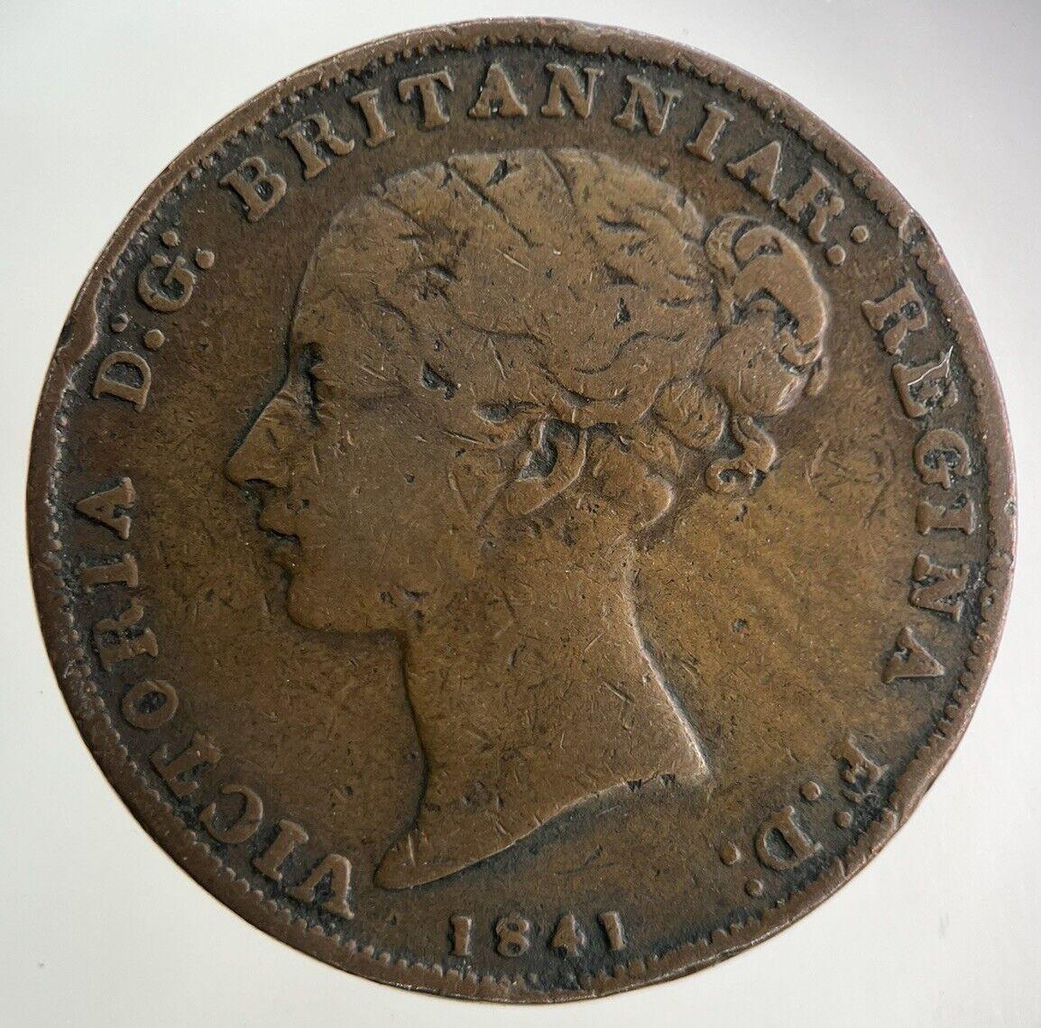 1841 Jersey 1/26th One Twenty Sixth Shilling Coin | Fine Collectable Grade