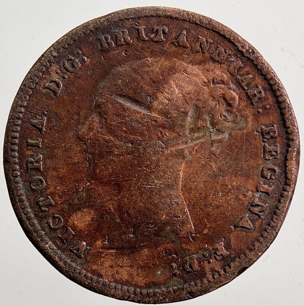 1843 Victoria Half Farthing Coin | Collectable Grade | a5955