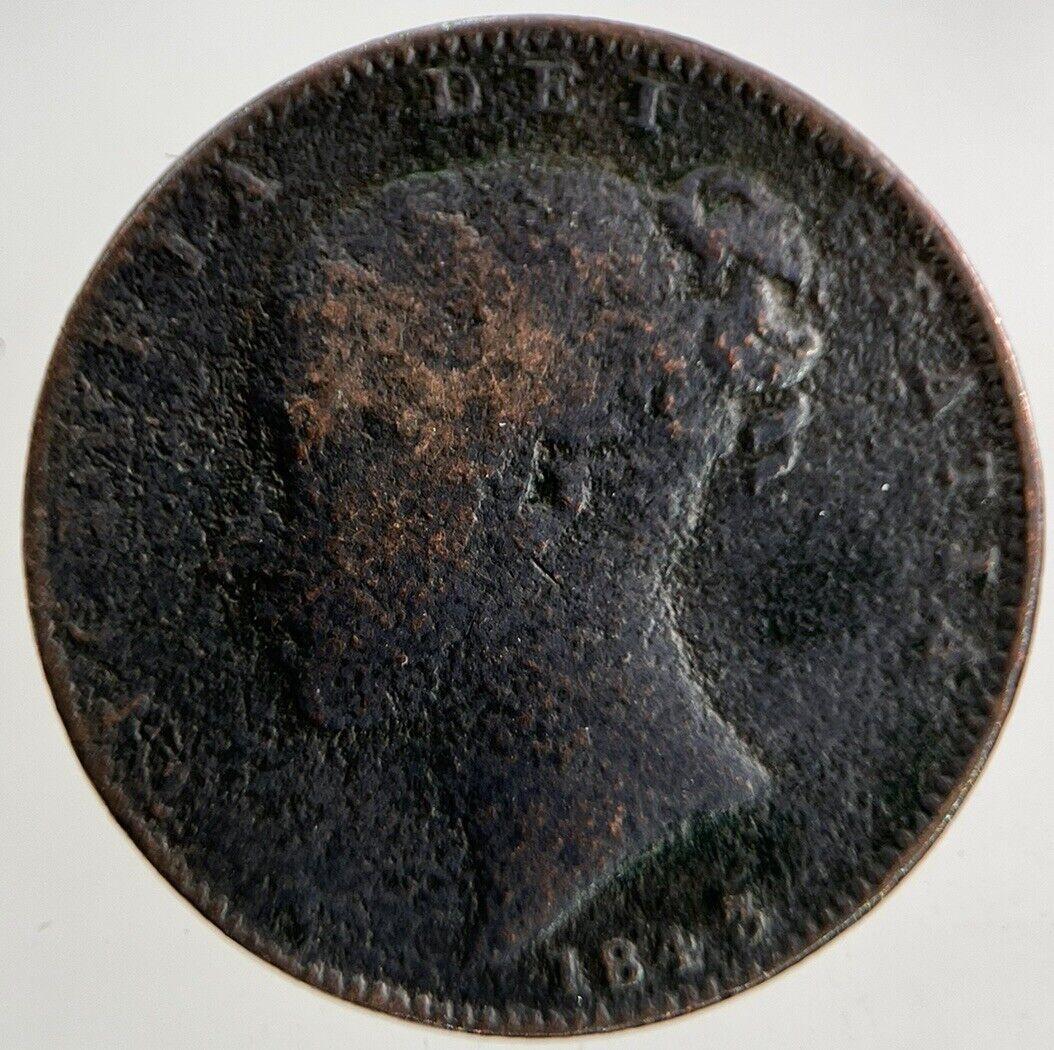 1843 Victoria Farthing Coin | Collectable Grade
