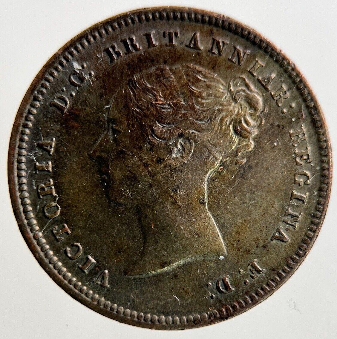 1844 Victoria 1/2 Half Farthing Coin | Very High Grade