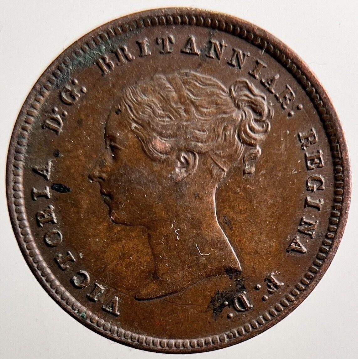 1844 Victoria Half Farthing Coin | Very High Grade | a3529