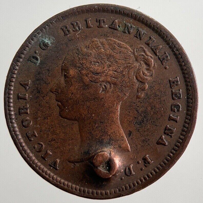 1844 Victoria Half-Farthing Coin | Collectable Grade | a400