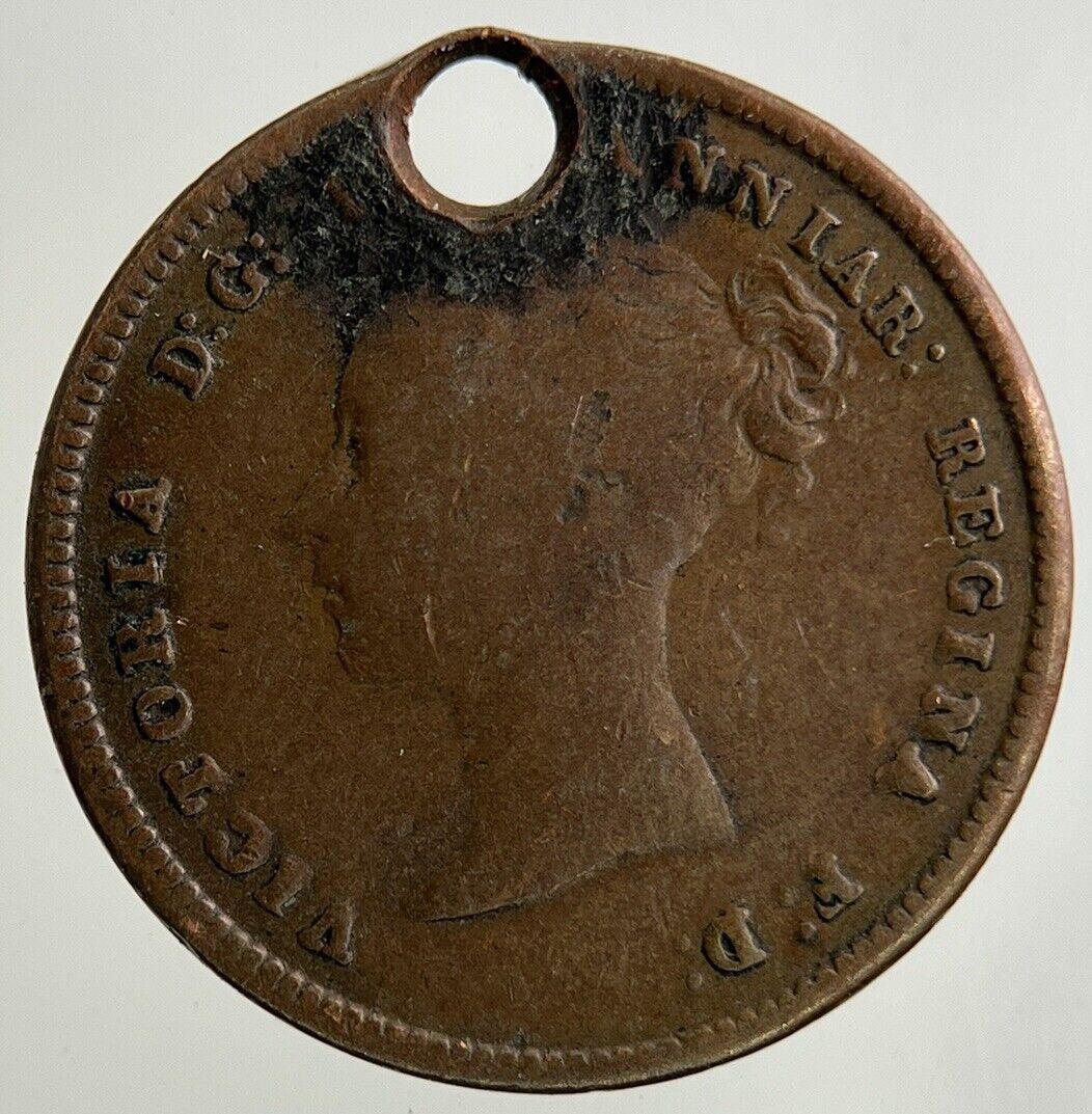 1844 Victoria Half-Farthing Coin | Collectable Grade