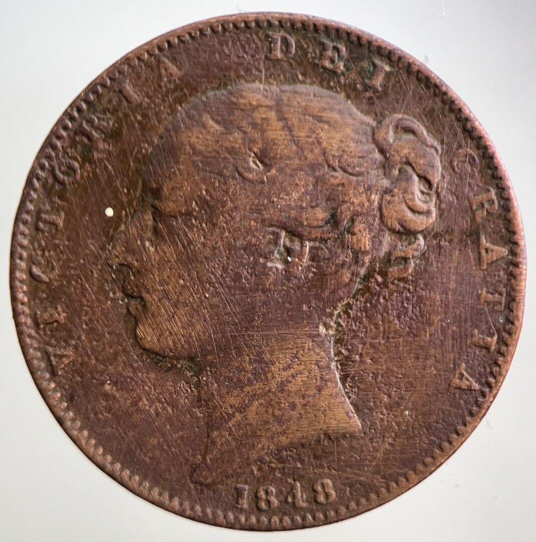 1848 Victoria Farthing Coin | Collectable Grade | a3101