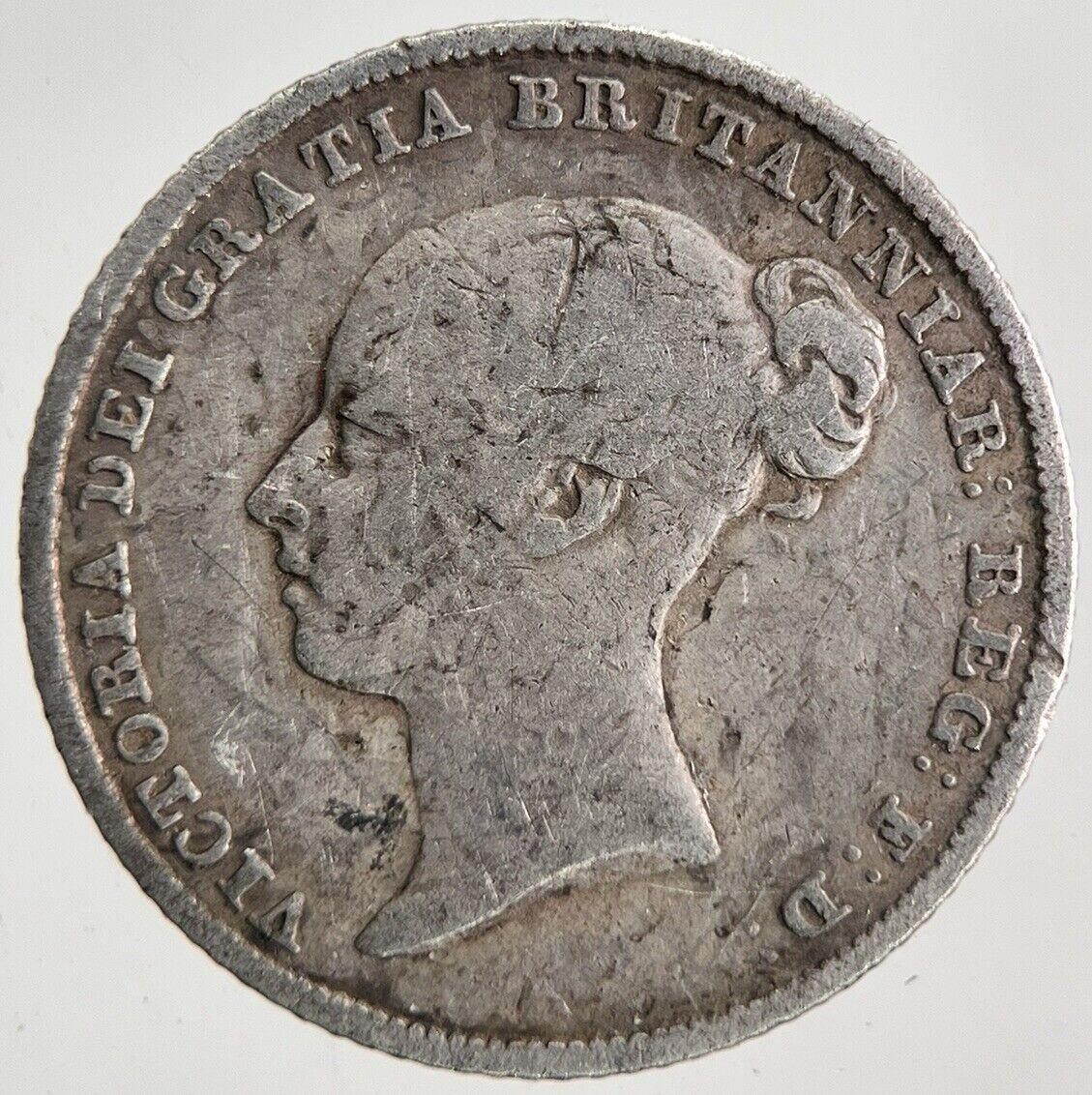 1846 Victoria Sixpence Silver Coin | Fine Collectable Grade | a6847