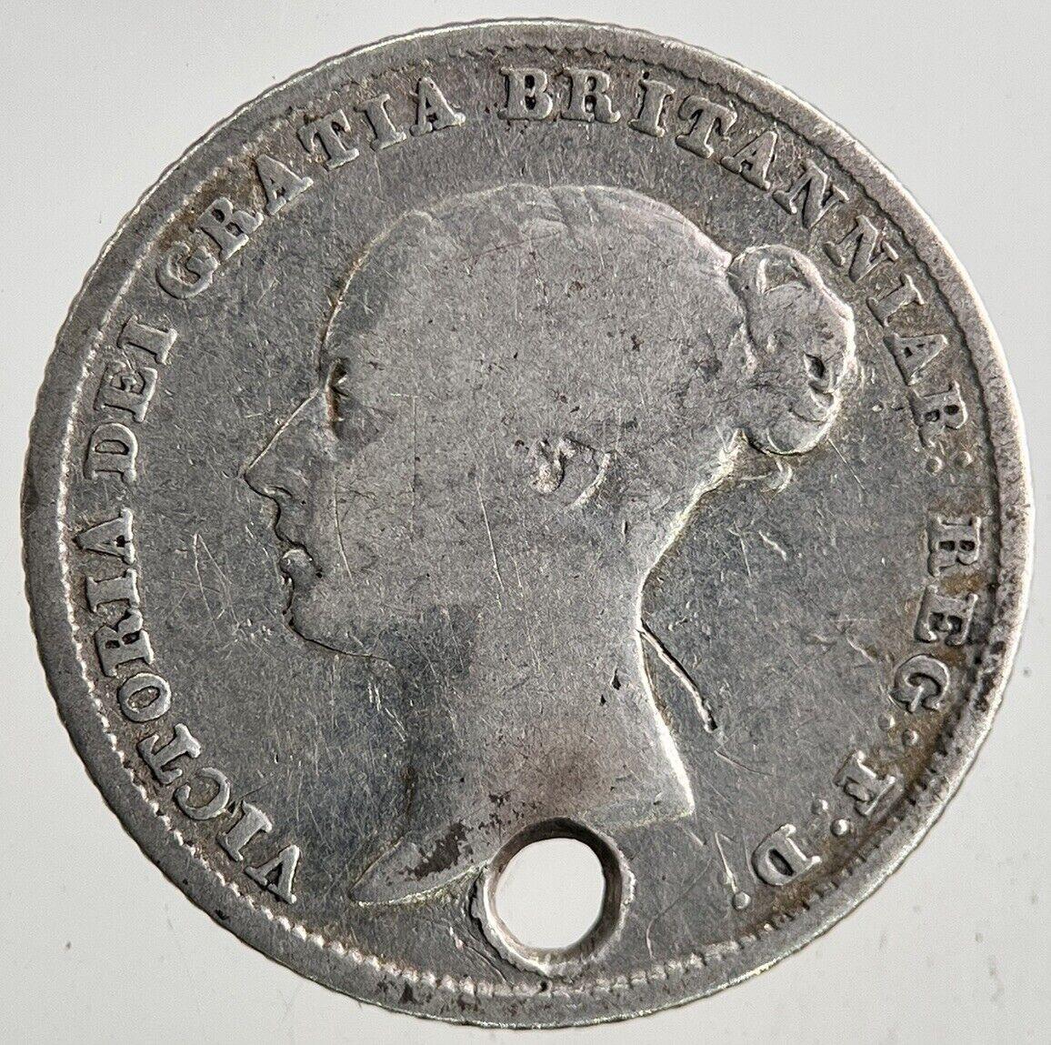 1845 Victoria Sixpence Silver Coin | Collectable Grade