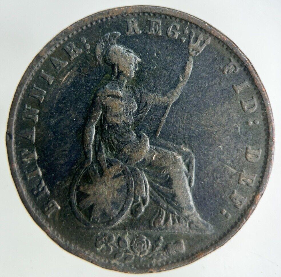 1853 Victoria Half-Penny Coin | Fine Collectable Grade