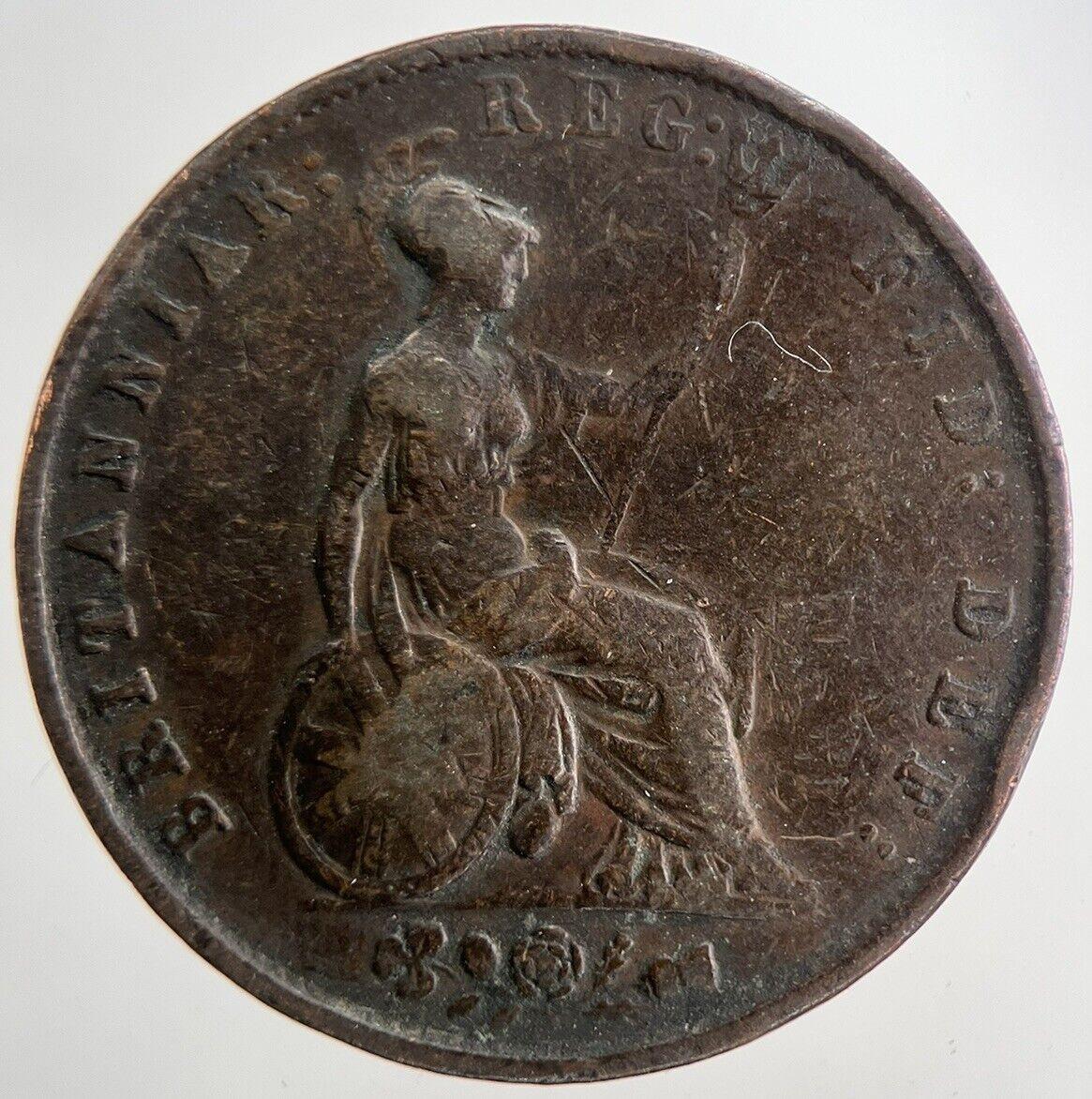 1853 Victoria Half-Penny Coin | Fine Collectable Grade