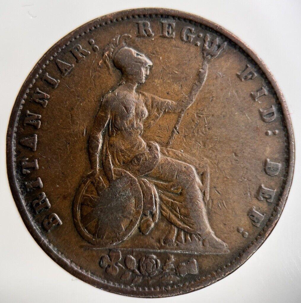 1853 Victoria Half-Penny Coin | Fine Collectable Grade
