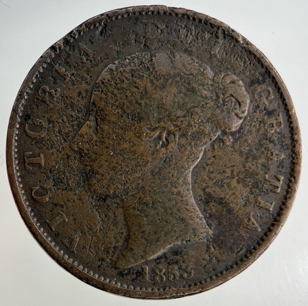 1853 Victoria Half-Penny Coin | Collectable Grade