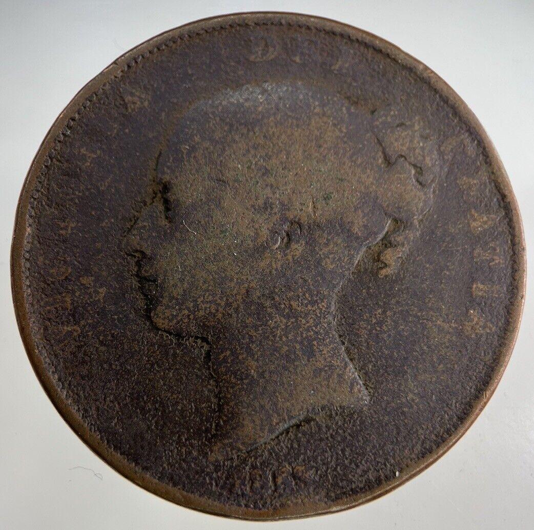 1853 Victoria One Penny Coin | Collectable Grade