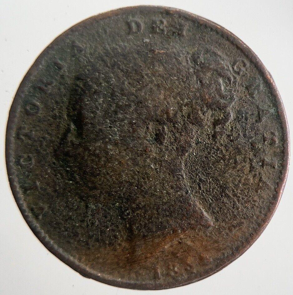 1854 Victoria Farthing Coin | Fair Grade | a4578
