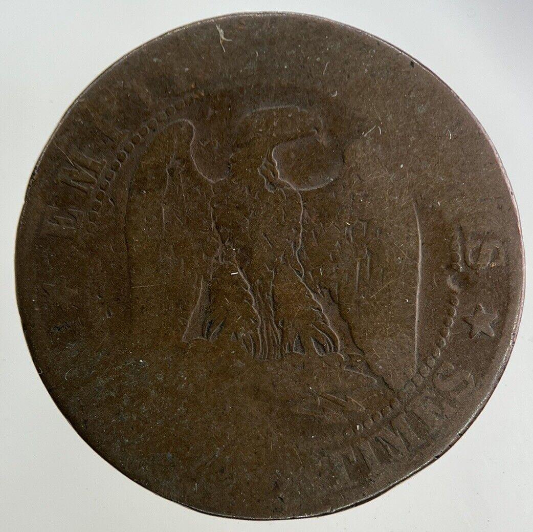 1854 France 5 Centimes Coin | Fair Grade