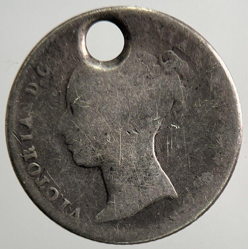 1854 Victoria Groat Four-Pence Silver Coin | Collectable Grade | a124