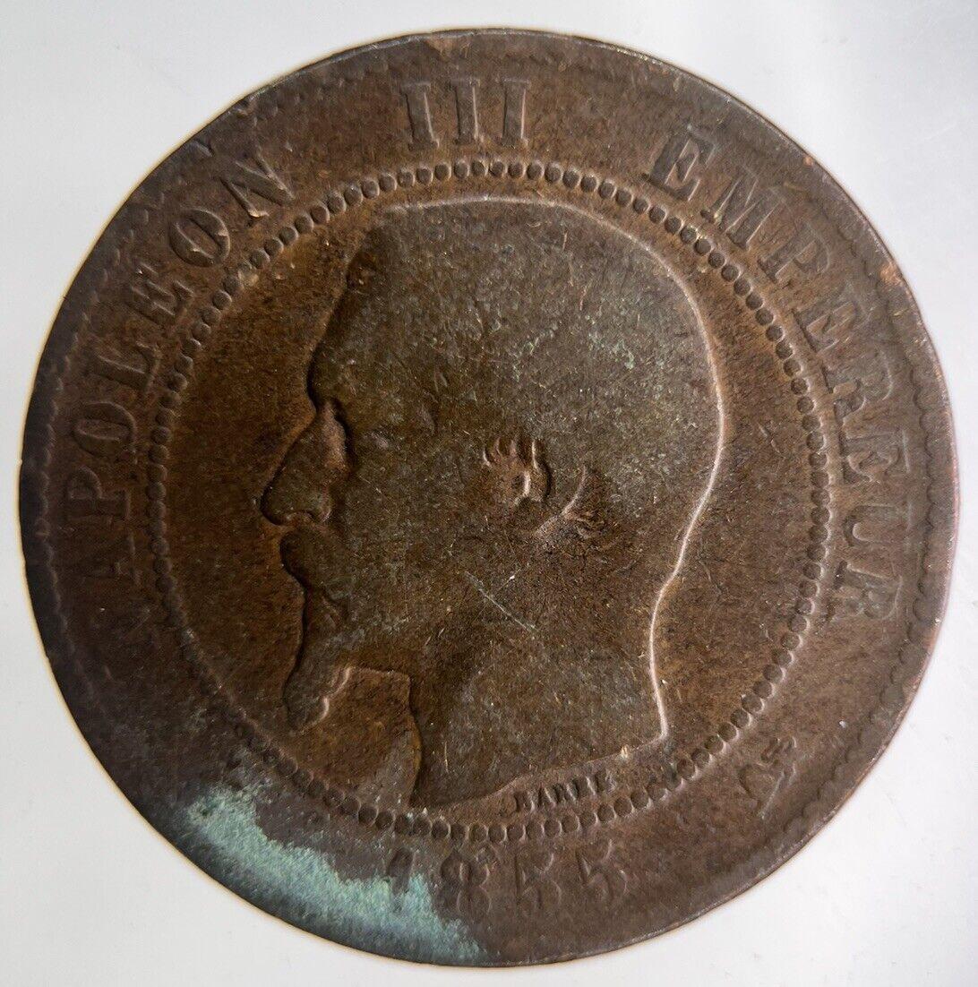 1855 France 10 Centimes Coin | Collectable Grade