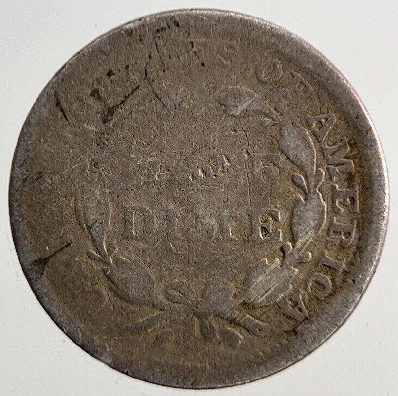 1857 US USA Liberty Seated Half Dime Silver Coin | Collectable Grade