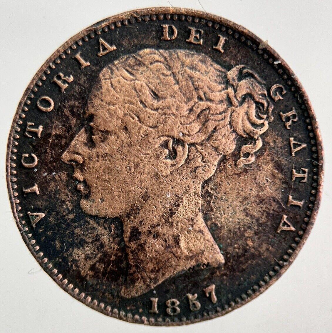 1857 Victoria Farthing Coin | Fine Collectable Grade