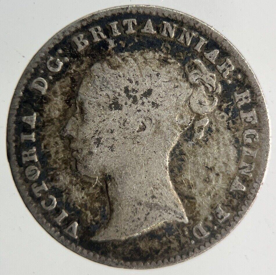 1859 Victoria Threepence Silver Coin | Fine Collectable Grade