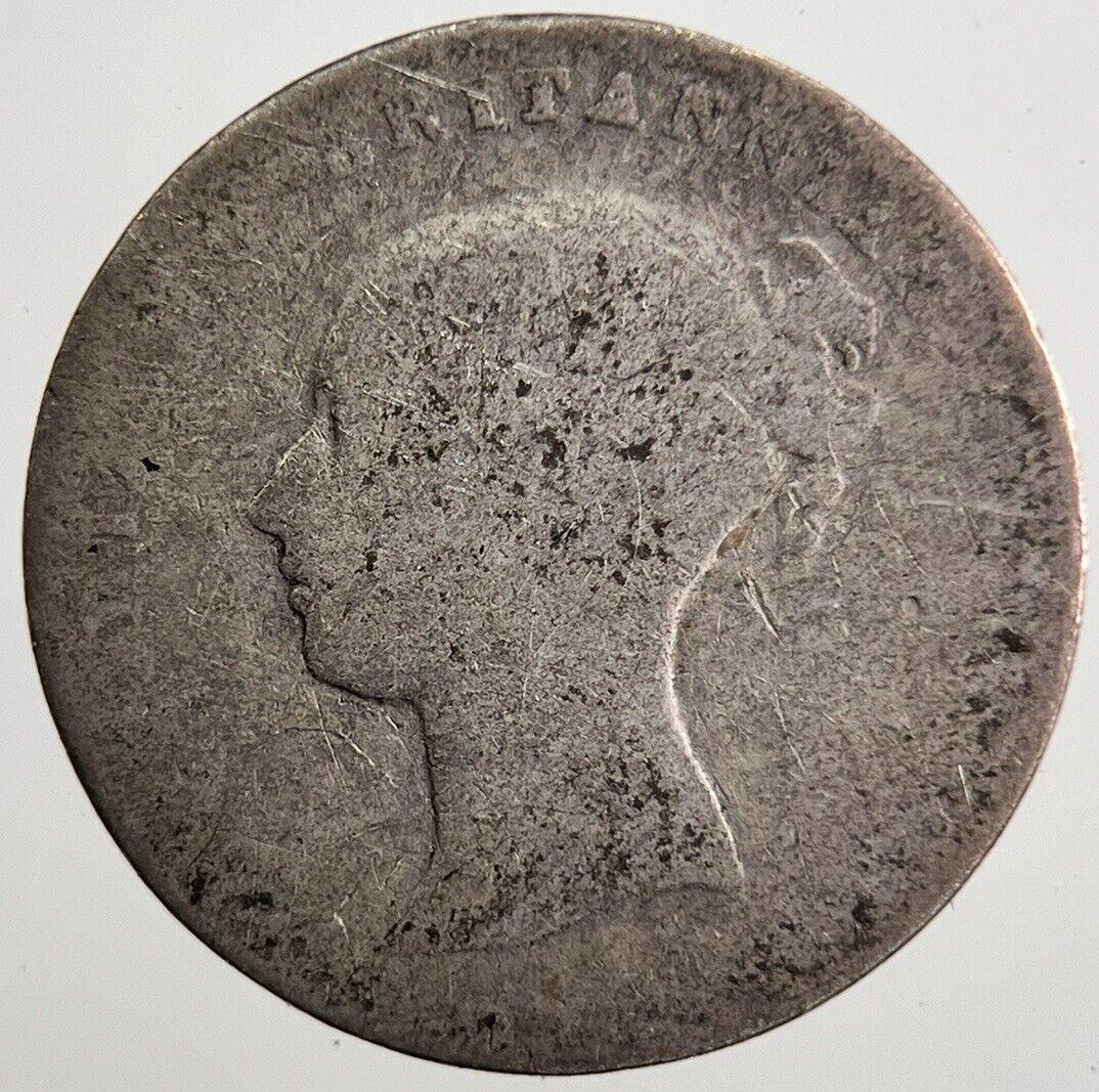 1859 Victoria Threepence Silver Coin | Fair Grade | a7233