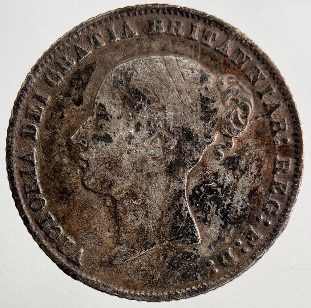 1858 Victoria Sixpence Silver Coin | Fine Collectable Grade