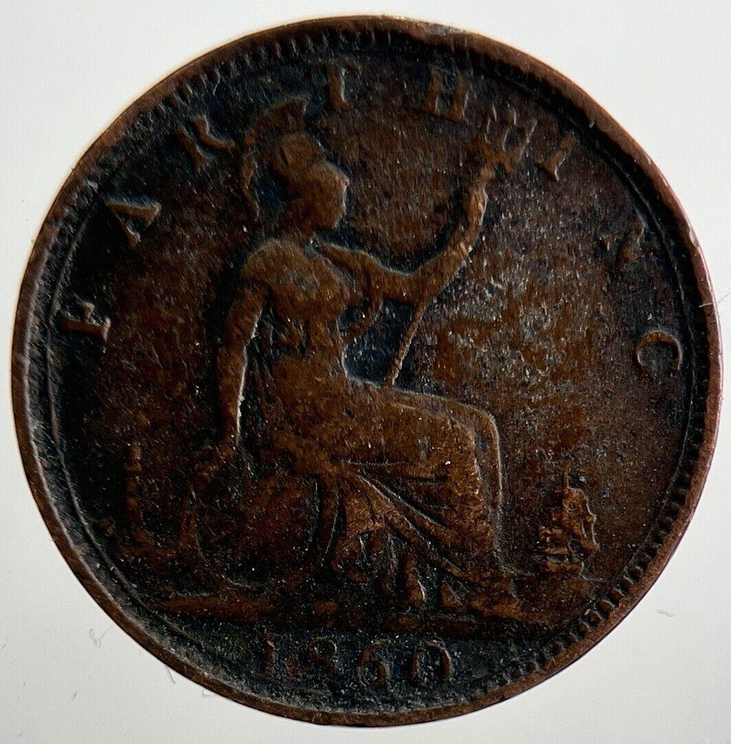 1860 Victoria Farthing Coin | Collectable Grade | a3189