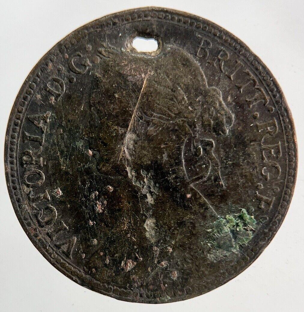 1860 Victoria Farthing Coin | Collectable Grade