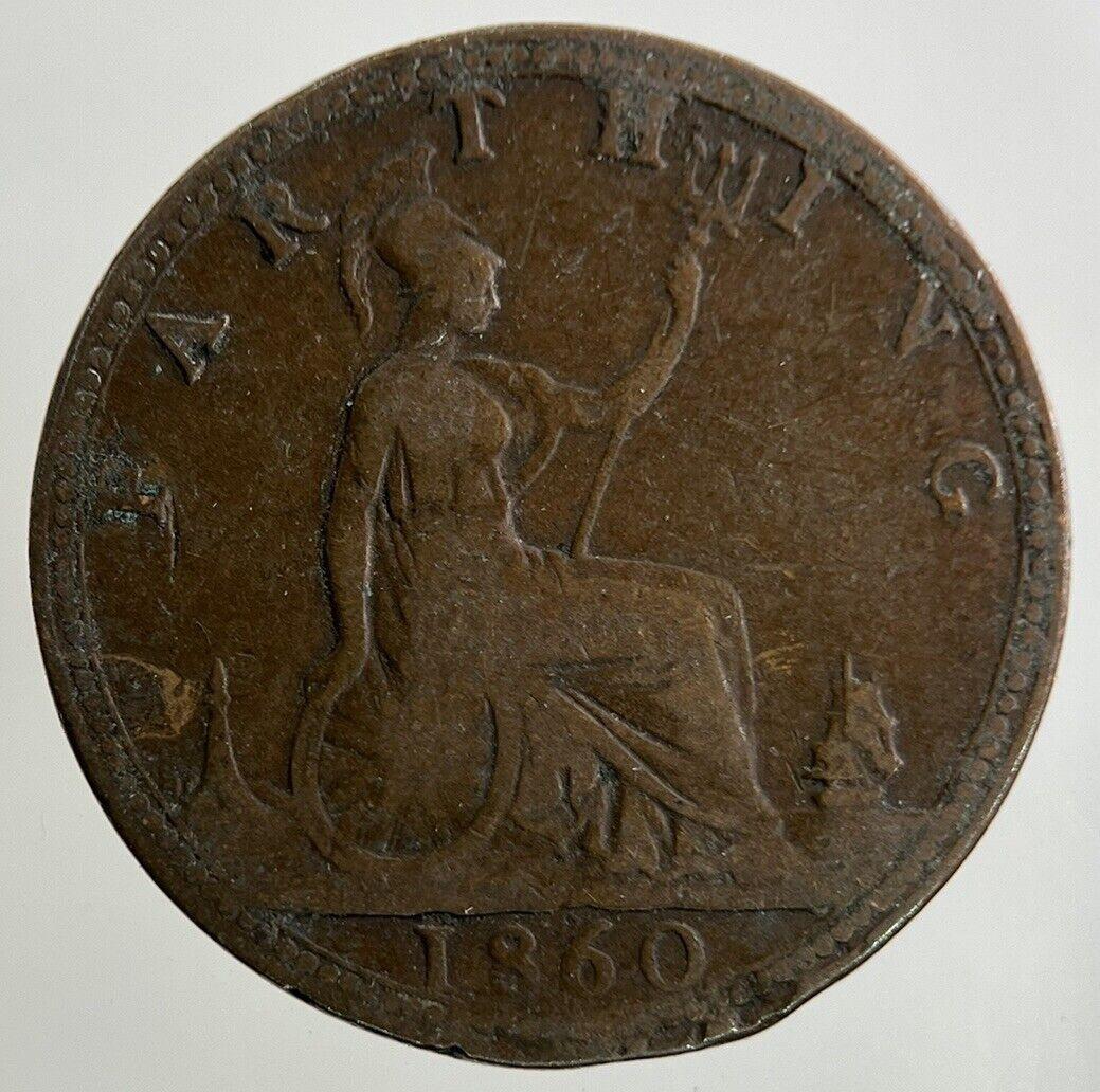 1860 Victoria Farthing Coin | Collectable Grade