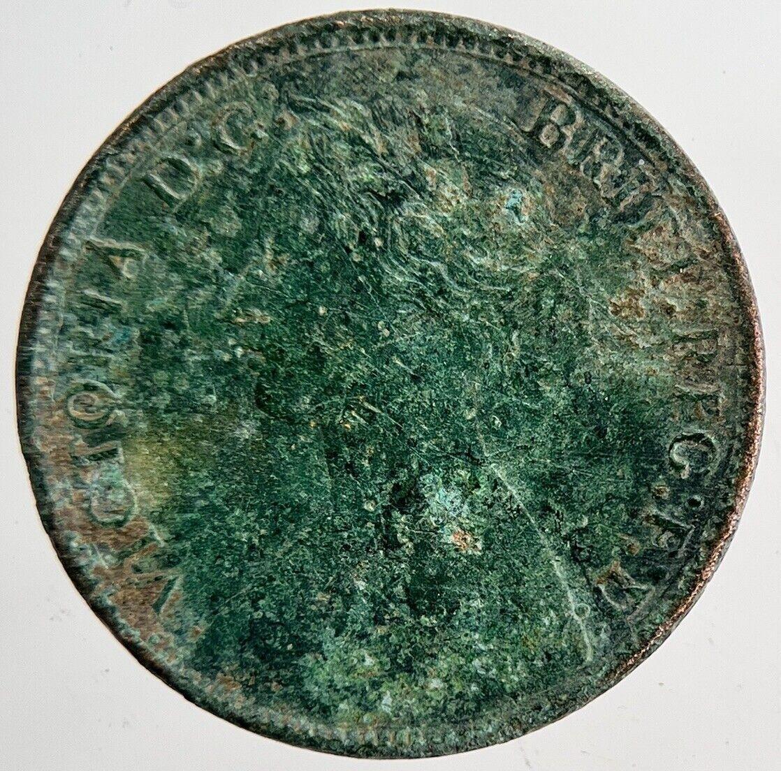 1861 Victoria Farthing Coin | Fine Collectable Grade | a6167