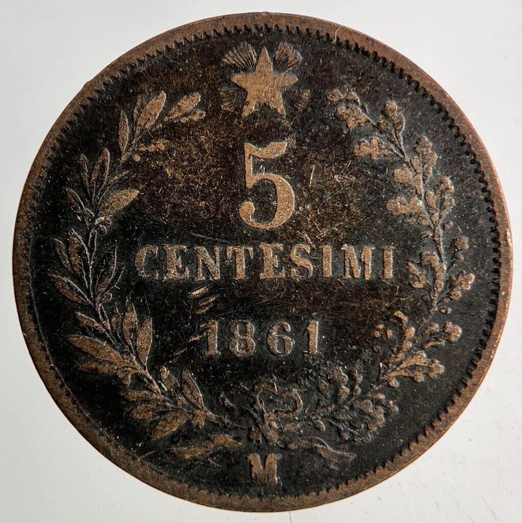1861 Italy 5 Centesimi Coin | Collectable Grade